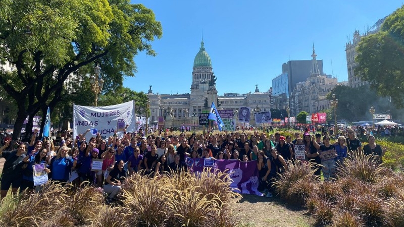 Las Compañeras Nodocentes en el 8M