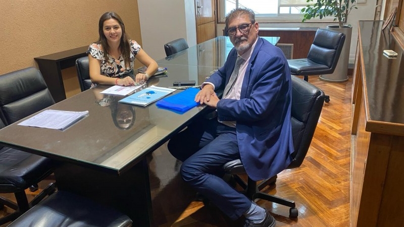 El Rector de la UTN se reunió con la Secretaria de Capacitación de la APUTN