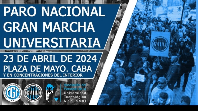 APUTN convoca a Paro Nacional y Marcha Universitaria