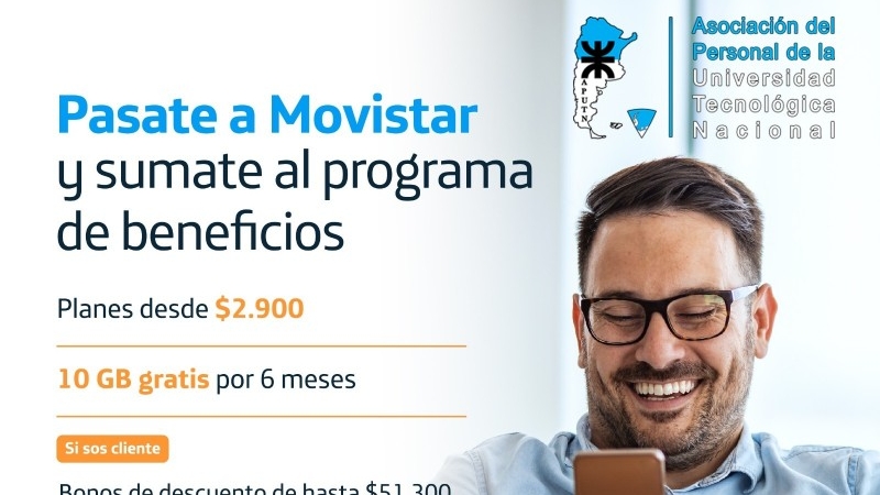 Actualización del beneficio exclusivo con Movistar para afiliados y afiliadas APUTN 