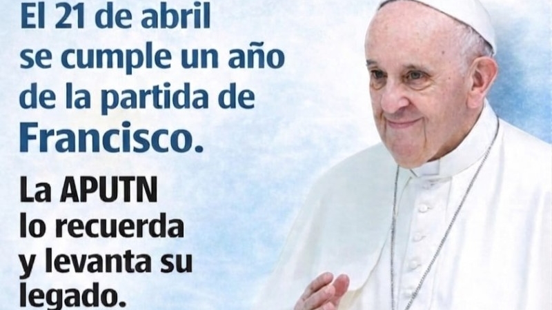 Papa Francisco a un a&ntilde;o de su partida