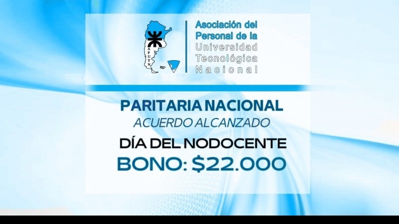 Cobro del Bono de 22.000 por el Día del Nodocente