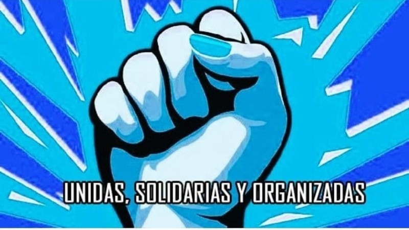 APUTN presente en las calles por el 8 M