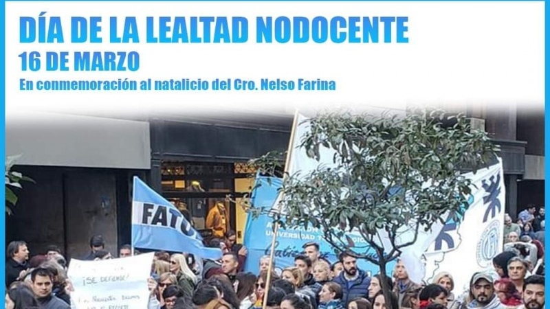 16 de marzo  - Día de la Lealtad Nodocente -