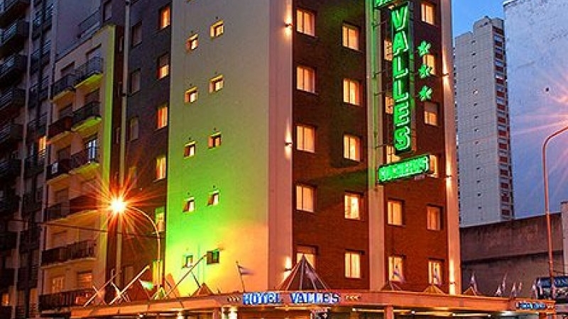 Mar del Plata, Provincia de Buenos Aires.  Hotel Valles 