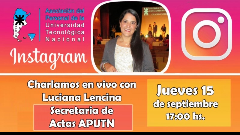 Charlamos en vivo con la Secretaria de Actas APUTN Luciana Lencina