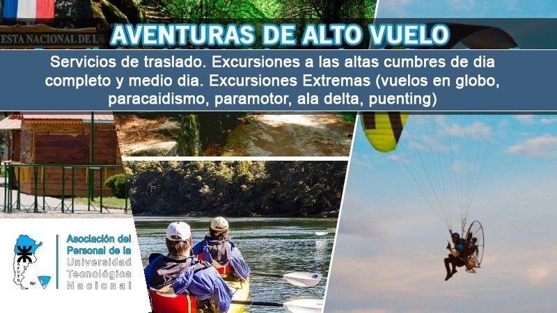 Convenio firmado  entre la APUTN y  Aventuras de Alto Vuelo