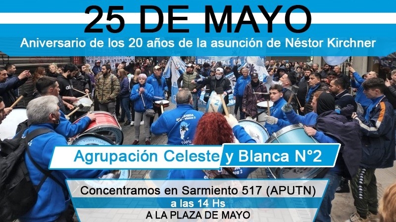 APUTN - Marchamos el próximo 25 de Mayo