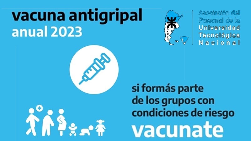 APUTN se suma a la Campaña de Vacunación Antigripal 2023