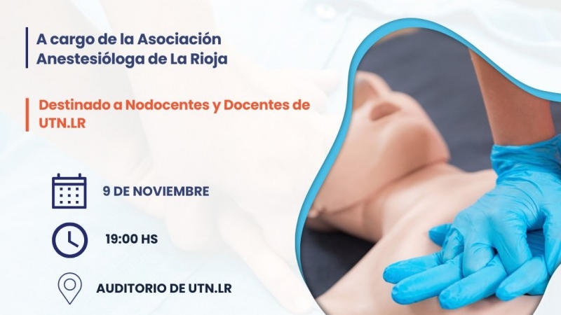 Taller de reanimación cardiopulmonar en la Facultad Regional La Rioja