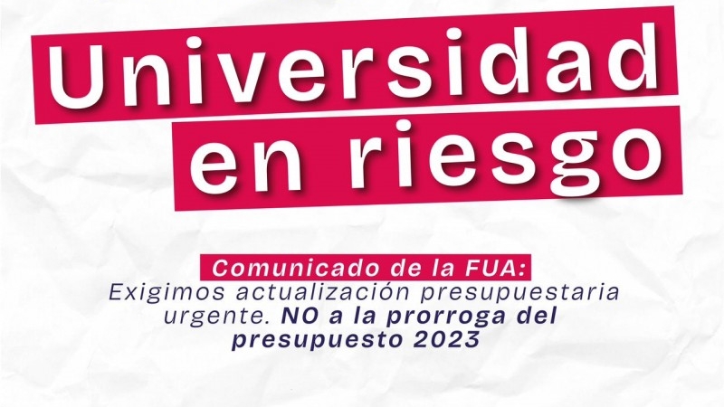 No hay presupuesto para funcionar. Universidad en riesgo